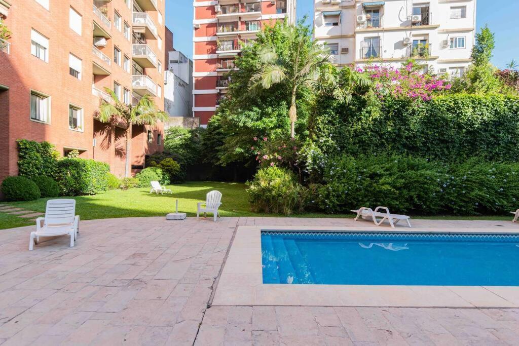 En El Corazon De Palermo Soho Hermoso Depto Familiar 4 Con Gran Piscina Y Jardin Con Seguridad 24 Hs Cochera Aparte Opcional En El Edificio Apartment *